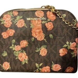Michael Kors cross body floral purse